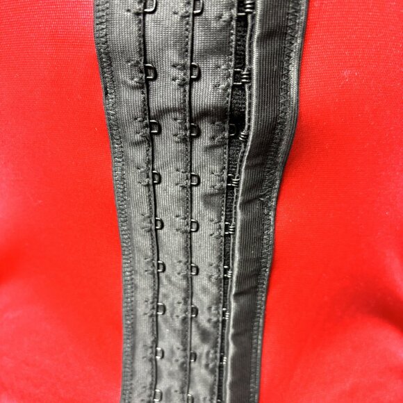Morbid Threads Y2K Red & Black Corset Sz 34B - Picture 11 of 13
